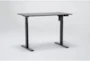 Prospero Black 47" Adjustable Standing Desk - Side