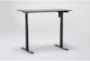 Prospero Black 47" Adjustable Standing Desk - Side