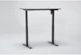 Prospero Black Sit-Stand Adjustable Desk - Side