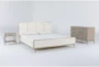 Camila King Upholstered 3 Piece Bedroom Set With Dresser - Signature