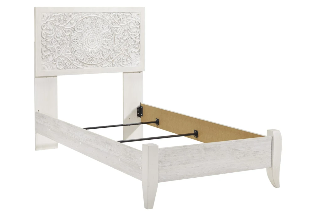 Paxberry White Twin Panel Bed