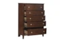 Kensley Cherry Chest Of Drawers - Detail