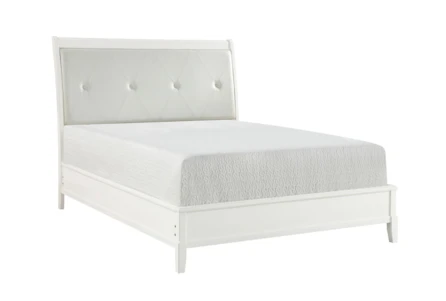 Kensley White Full Panel Bed