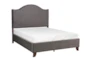 Tobi Grey Full Upholstered Panel Bed - Signature
