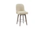 Wheatley Natural Counter Stool with Swivel Seat - Side