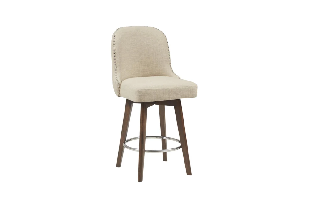 Wheatley Natural Counter Stool with Swivel Seat