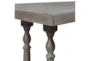 Bracken Natural/Grey 75" Pedestal Dining Table - Detail