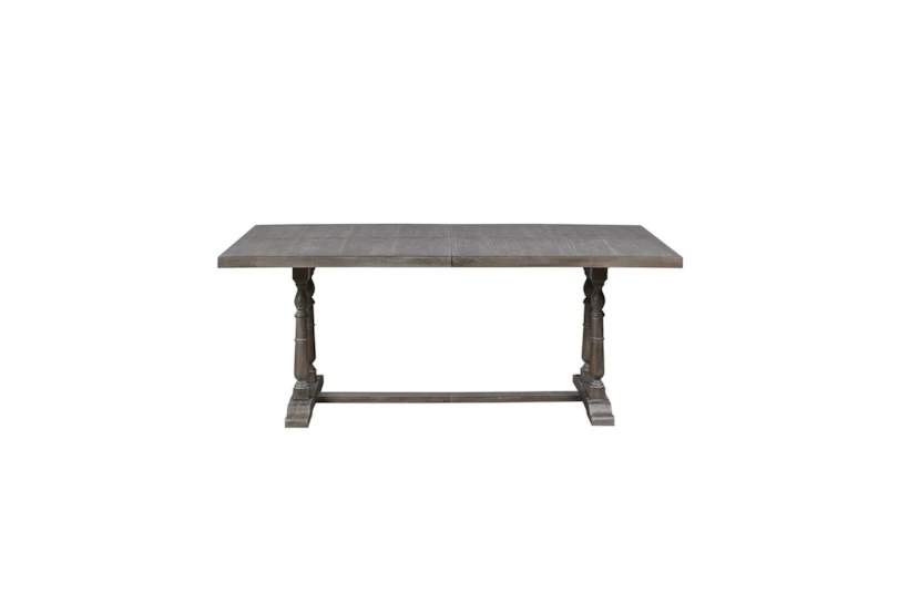 Bracken Natural/Grey 75" Pedestal Dining Table - 360
