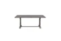 Bracken Natural/Grey 75" Pedestal Dining Table - Signature