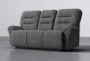 Zara II Denim Power Reclining Wallaway Sofa - Side