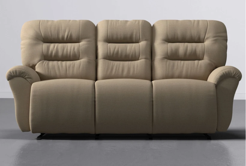 Zara II Beige Fabric Power Reclining Wallaway Sofa - 360