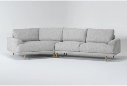 Charissa 143" 2 Piece Sectional With Left Arm Facing Cuddler Chaise
