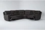 Juniper 128" 4 Piece Power Reclining Sectional with USB - Side