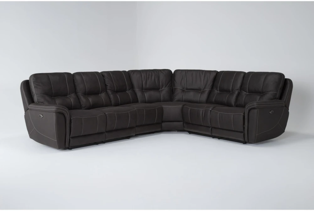 Juniper 128" 4 Piece Power Reclining Sectional with USB