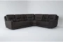 Juniper 128" 4 Piece Power Reclining Sectional with USB - Signature