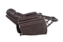 Floyd Brown Power Recliner with Cupholders, Power Headrest & USB - Detail