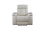 Floyd Ivory Power Recliner with Cupholders, Power Headrest & USB - Signature