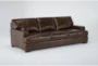 Grisham Leather 95" Sofa - Side