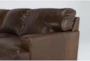 Grisham 100% Top Grain Italian Leather 142" 4 Piece Modular Sectional with Right Arm Facing Chaise & Cocktail Ottoman - Detail