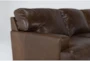 Grisham 100% Top Grain Italian Leather 142" 4 Piece Modular Sectional - Detail