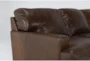 Grisham 100% Top Grain Italian Leather 95" 2 Piece Modular Sectional with Right Arm Facing Chaise & Cocktail Ottoman - Detail