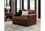 Atwood Leather Oversized Chair - Room