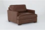 Atwood Leather Oversized Chair - Side