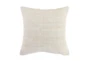22X22 Ivory Bleached Jute Throw Pillow - Signature