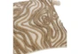 14X20 Natural Braided Jute Woodgrain Design Throw Pillow - Detail