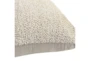 36X36 Ivory + Natural Chenille Textured Floor Cushion - Detail