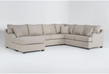 Esteban II 138" 2 Piece Sectional with Left Arm Facing Queen Sleeper Sofa Chaise - Signature