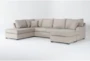 Esteban II 138" 2 Piece Sectional with Right Arm Facing Sofa Chaise & Left Arm Facing Corner Chaise - Signature