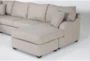 Esteban II 138" 2 Piece Sectional with Right Arm Facing Sofa Chaise & Storage Ottoman - Detail