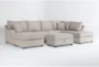 Esteban II 2 Piece Sectional with Left Arm Facing Sofa Chaise, Right Arm Facing Corner Chaise & Storage Ottoman - Signature