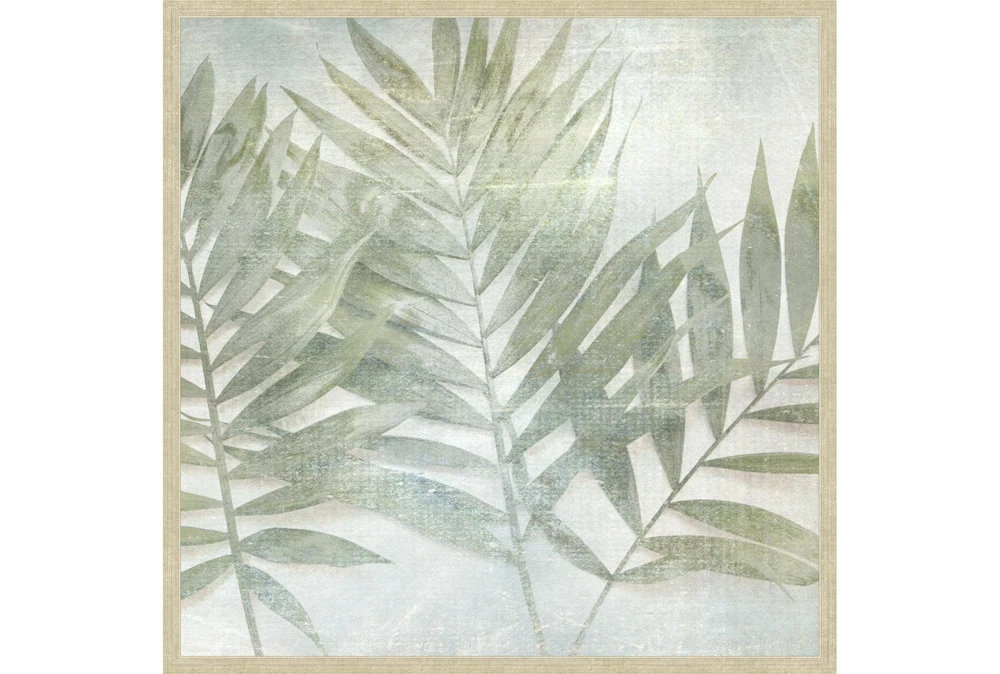 38X38 Fronds III With Champagne Frame