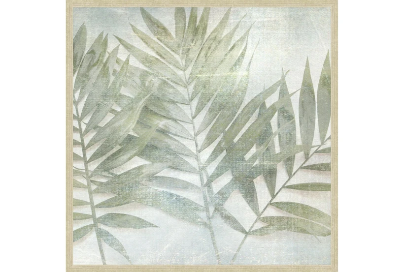38X38 Fronds III With Champagne Frame - 360