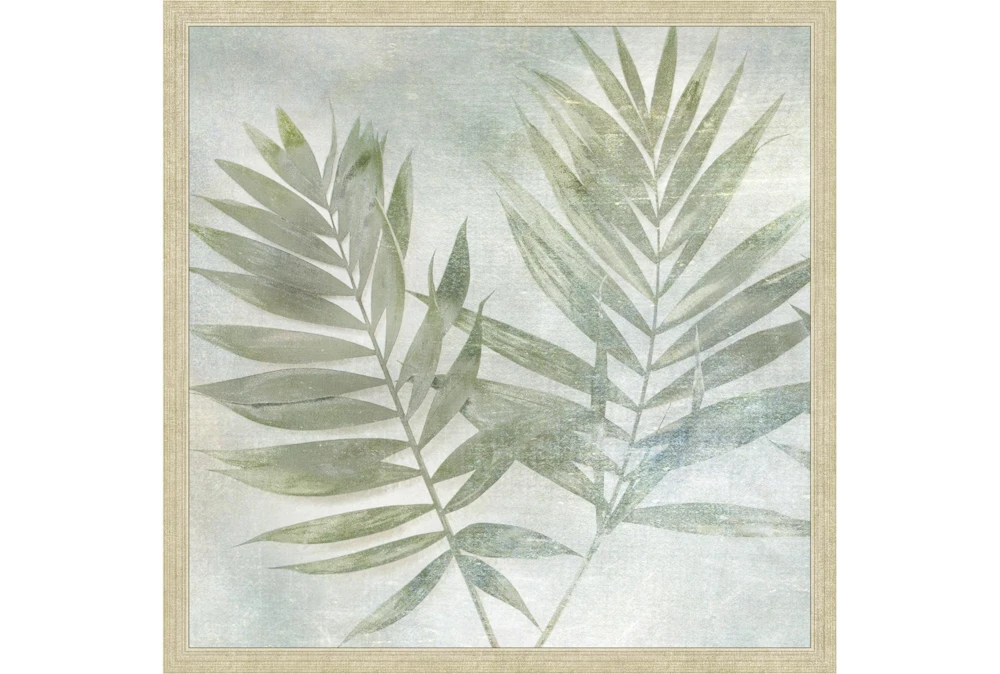 26X26 Fronds I With Champagne Frame