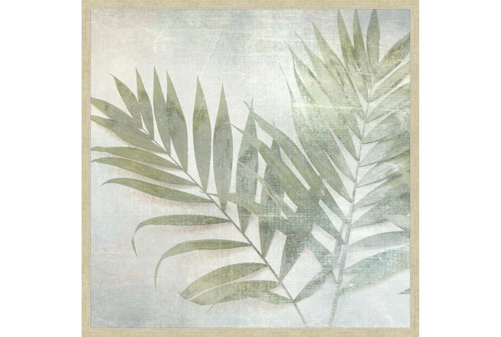 38X38 Fronds II With Champagne Frame