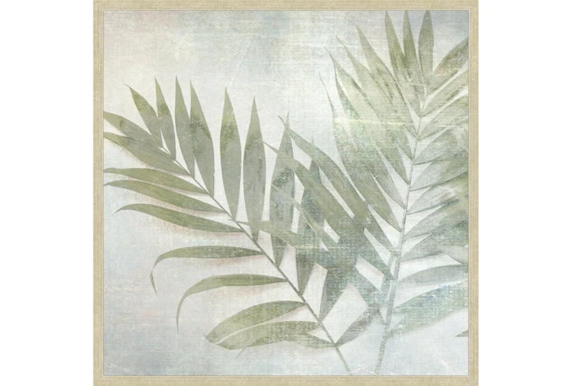 38X38 Fronds II With Champagne Frame - 360