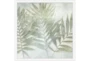 26X26 Fronds III With White Frame - Signature