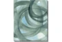 20X24 Modern Swirl Emerald With Gallery Wrap Canvas - Signature
