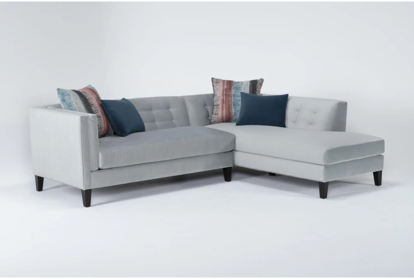 Lutin 2 Piece 102" Sectional With Right Arm Facing Armless Chaise - 360