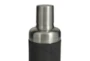 9 Inch Black Leather + Stainless Steel Cocktail Shaker - Detail
