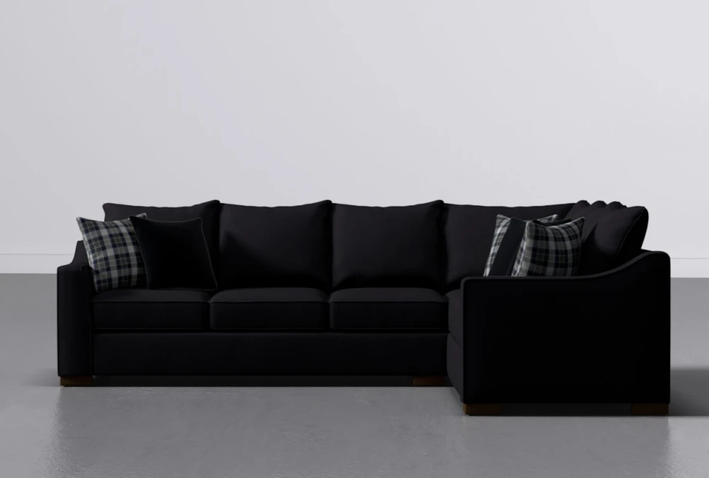Soma Down 125" 2 Piece Sectional With Left Arm Facing Sofa