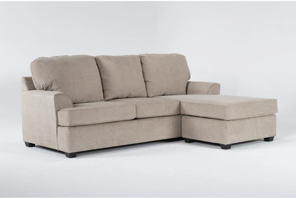 Alessandro Mocha Queen Sleeper Sofa With Reversible Chaise