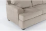 Alessandro Mocha 128" 2 Piece Sectional with Left Arm Facing Queen Sleeper Sofa - Detail