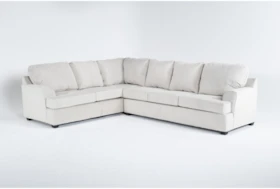 Kit-Alessandro Moonstone 2 Piece Sectional With Right Arm Facing Queen Sleeper Sofa