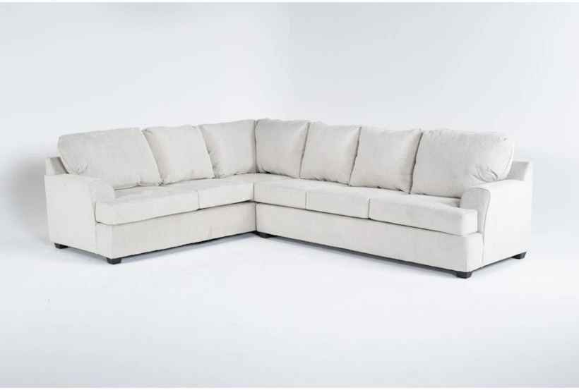 Alessandro Moonstone 2 Piece Sectional With Right Arm Facing Queen Sleeper Sofa - 360