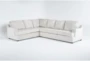 Alessandro Moonstone 128" 2 Piece Sectional with Right Arm Facing Queen Sleeper Sofa - Signature
