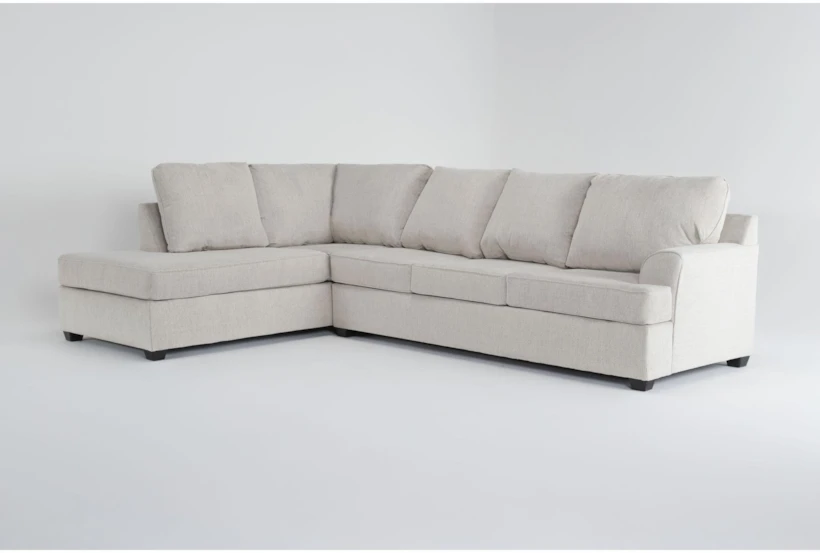 Alessandro Moonstone 128" 2 Piece Sectional With Right Arm Facing Queen Sleeper Sofa & Left Arm Facing Corner Chaise - 360